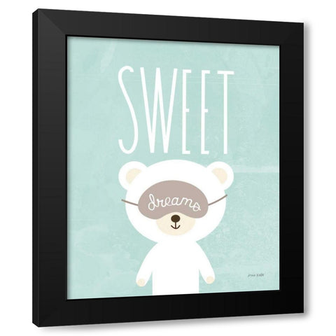 Sweet Dreams Black Modern Wood Framed Art Print by Kelle, Ann