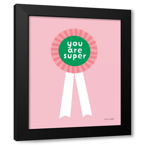 Super Award Black Modern Wood Framed Art Print by Kelle, Ann