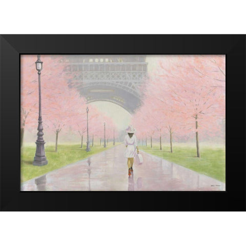 Printemps a Paris I Black Modern Wood Framed Art Print by Fabiano, Marco