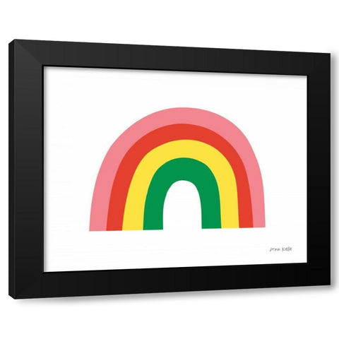 Rainbow I Black Modern Wood Framed Art Print by Kelle, Ann