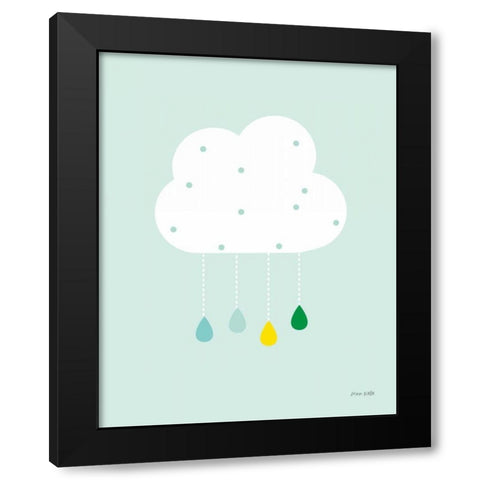 Cloud II Black Modern Wood Framed Art Print by Kelle, Ann