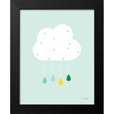 Cloud II Black Modern Wood Framed Art Print by Kelle, Ann