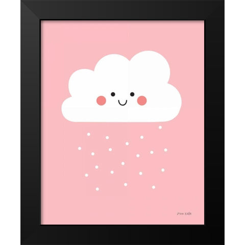 Happy Cloud I Black Modern Wood Framed Art Print by Kelle, Ann