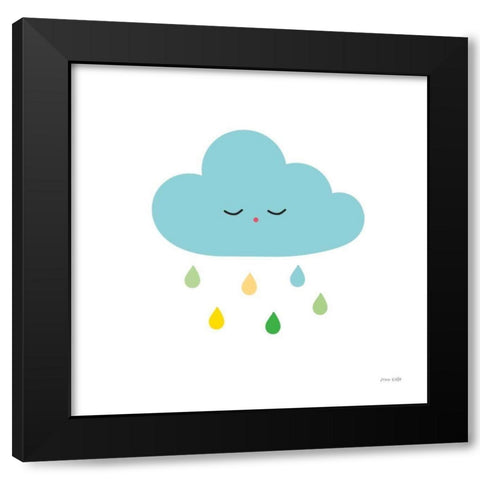 Sleepy Cloud I Black Modern Wood Framed Art Print by Kelle, Ann