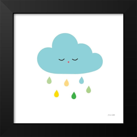 Sleepy Cloud I Black Modern Wood Framed Art Print by Kelle, Ann
