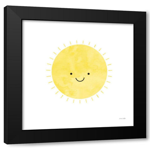 Sunny Days Black Modern Wood Framed Art Print by Kelle, Ann