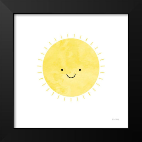 Sunny Days Black Modern Wood Framed Art Print by Kelle, Ann