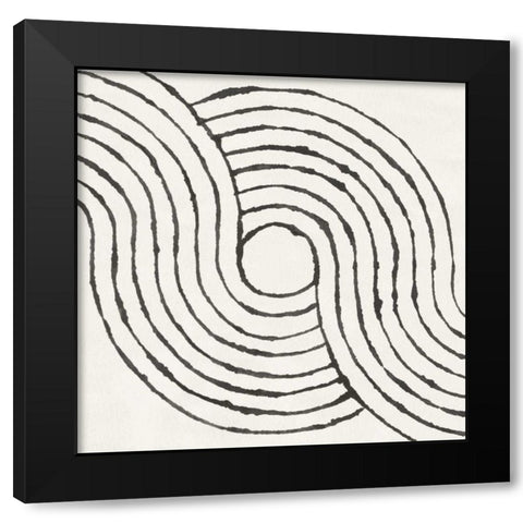 Rainbow Road II BW Black Modern Wood Framed Art Print with Double Matting by Hershey, Moira