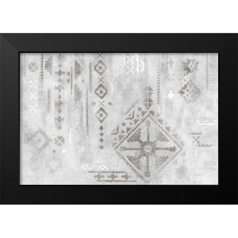 Scandanavian Mood I Silver Black Modern Wood Framed Art Print by Vassileva, Silvia