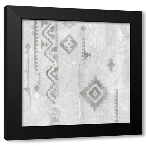 Scandanavian Mood II Silver Black Modern Wood Framed Art Print by Vassileva, Silvia
