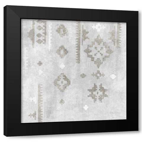 Scandanavian Mood III Silver Black Modern Wood Framed Art Print by Vassileva, Silvia