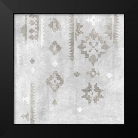 Scandanavian Mood III Silver Black Modern Wood Framed Art Print by Vassileva, Silvia
