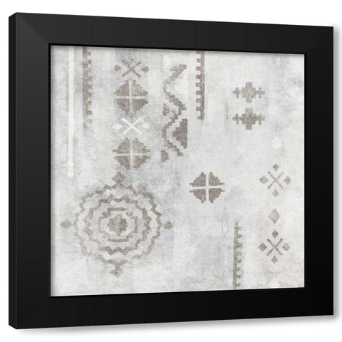 Scandanavian Mood IV Silver Black Modern Wood Framed Art Print by Vassileva, Silvia