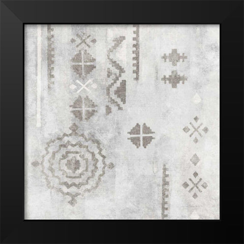 Scandanavian Mood IV Silver Black Modern Wood Framed Art Print by Vassileva, Silvia