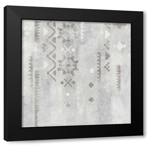 Scandanavian Mood V Silver Black Modern Wood Framed Art Print by Vassileva, Silvia