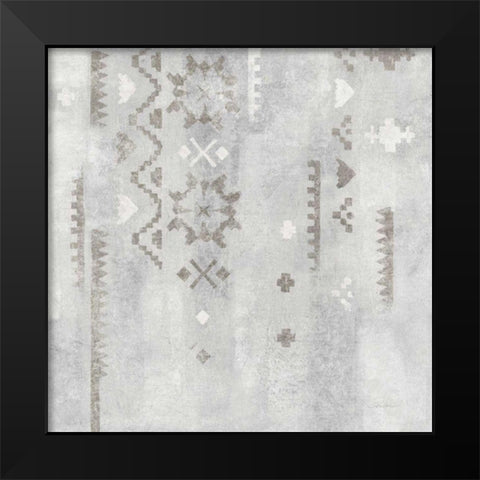 Scandanavian Mood V Silver Black Modern Wood Framed Art Print by Vassileva, Silvia
