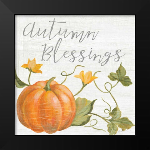 Fall Splendor II Black Modern Wood Framed Art Print by Vassileva, Silvia