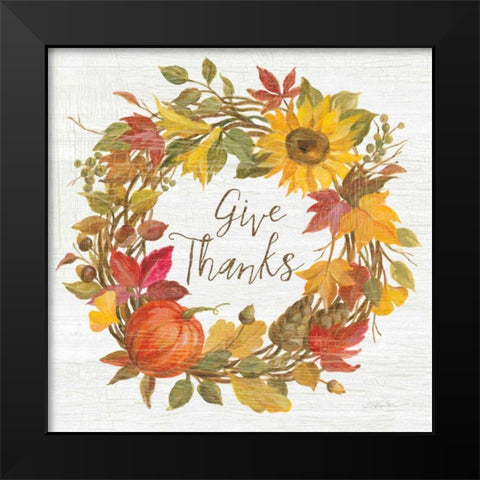 Fall Splendor VII Black Modern Wood Framed Art Print by Vassileva, Silvia