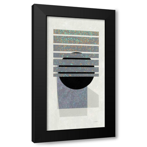 Full Moon II v2 Panel Black Modern Wood Framed Art Print by Schick, Mike