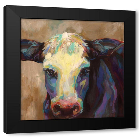 Betsy No Tag Black Modern Wood Framed Art Print by Vertentes, Jeanette