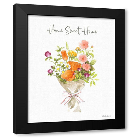 Farmhouse Floral IV Black Modern Wood Framed Art Print by Grove, Beth