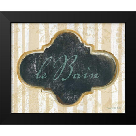 le Bain Black Modern Wood Framed Art Print by Nai, Danhui