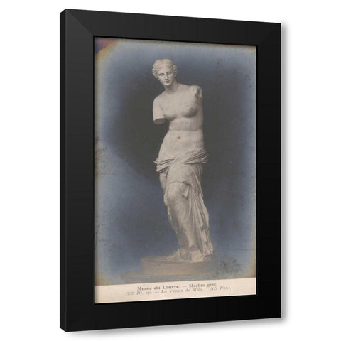 La Venus de Milo Black Modern Wood Framed Art Print by Wild Apple Portfolio