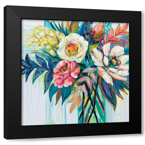 First Date Black Modern Wood Framed Art Print with Double Matting by Vertentes, Jeanette