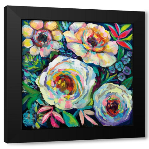 Reaching for the Sun Black Modern Wood Framed Art Print with Double Matting by Vertentes, Jeanette