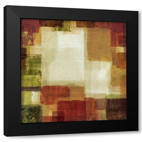 Earth and Fire I Black Modern Wood Framed Art Print with Double Matting by Mullan, Michael