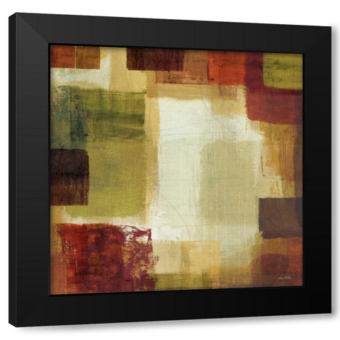 Earth and Fire II Black Modern Wood Framed Art Print by Mullan, Michael