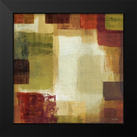 Earth and Fire II Black Modern Wood Framed Art Print by Mullan, Michael