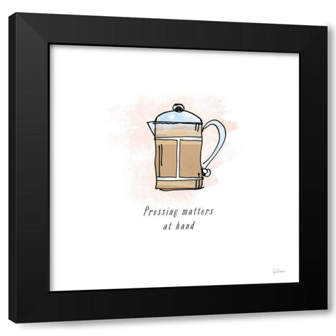 Good Brew IV Black Text Black Modern Wood Framed Art Print by Schlabach, Sue