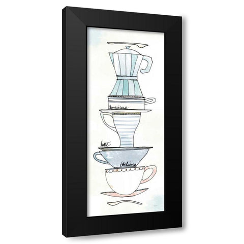 Good Brew X Pastel Black Modern Wood Framed Art Print with Double Matting by Schlabach, Sue