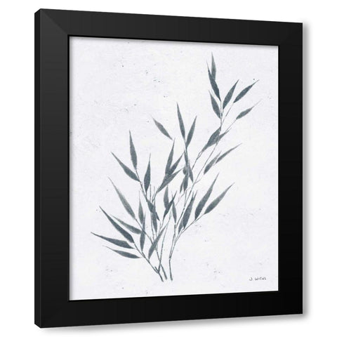 Soft Summer Sketches III Blue Black Modern Wood Framed Art Print by Wiens, James