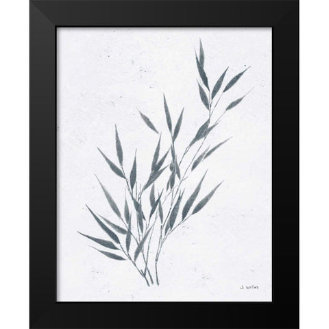 Soft Summer Sketches III Blue Black Modern Wood Framed Art Print by Wiens, James