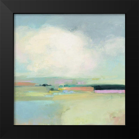 Colorful Horizon I Black Modern Wood Framed Art Print by Purinton, Julia