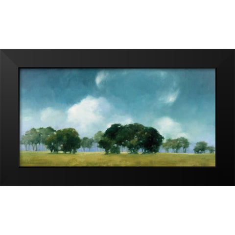 Cloud Dance Black Modern Wood Framed Art Print by Purinton, Julia