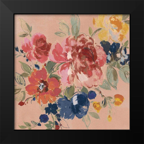 Terra Garden II Black Modern Wood Framed Art Print by Wild Apple Portfolio