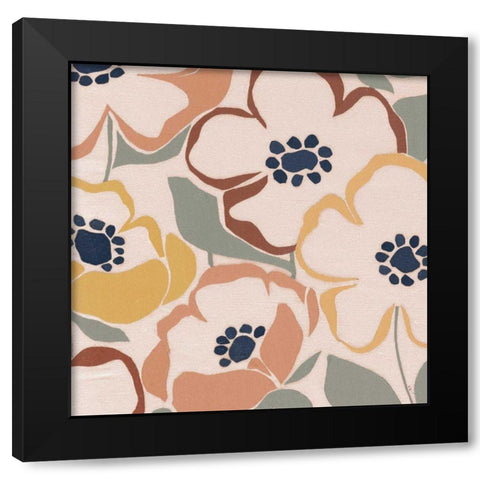 Terra Madly II Black Modern Wood Framed Art Print with Double Matting by Adams, Sarah