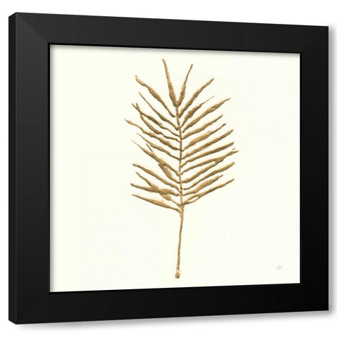 Gilded Palm VI Black Modern Wood Framed Art Print by Paschke, Chris