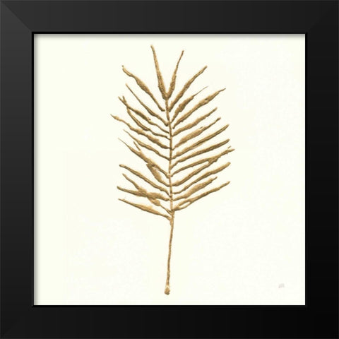 Gilded Palm VI Black Modern Wood Framed Art Print by Paschke, Chris