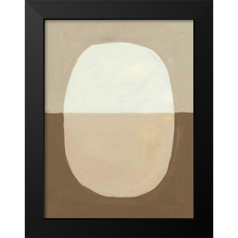 Encapsulate II Black Modern Wood Framed Art Print by Nai, Danhui