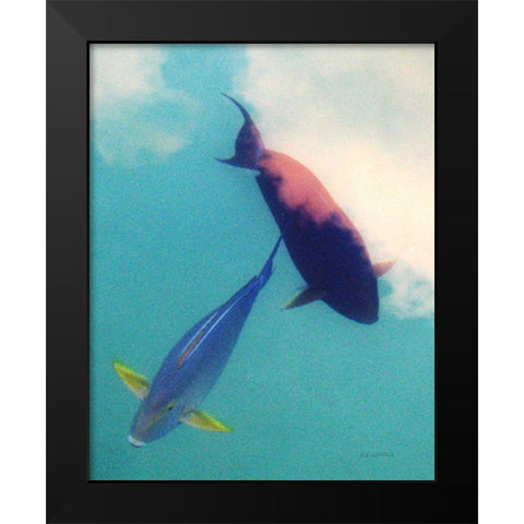 Sea Dreams Black Modern Wood Framed Art Print by Goldstein, Ed