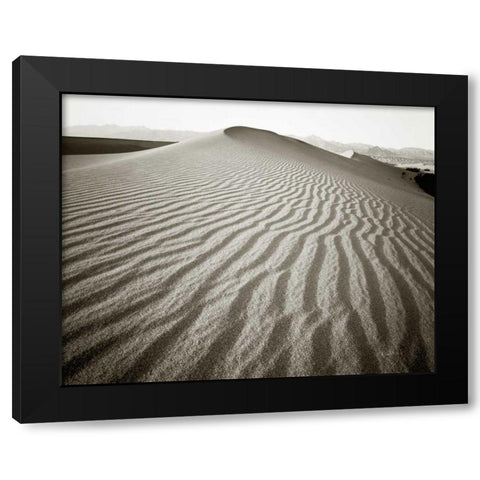 Desert Dunes Black Modern Wood Framed Art Print by Goldstein, Ed
