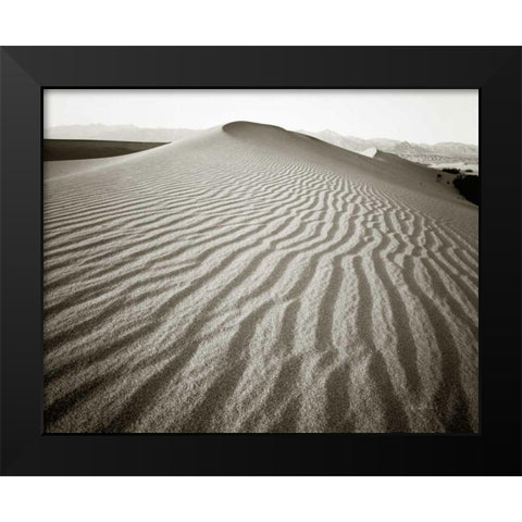 Desert Dunes Black Modern Wood Framed Art Print by Goldstein, Ed