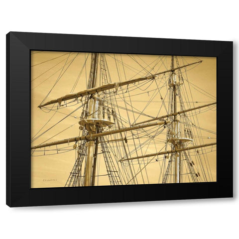 Crows Nest Black Modern Wood Framed Art Print by Goldstein, Ed