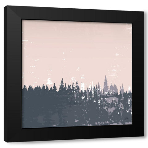 Evening Forest I Black Modern Wood Framed Art Print by Averinos, Melissa