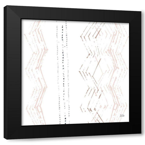 Nordic Geo II Black Modern Wood Framed Art Print by Averinos, Melissa