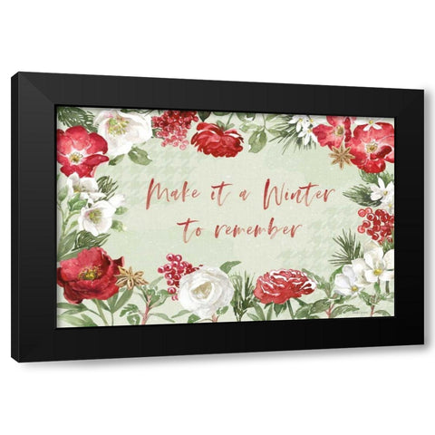 Rustic Season I Black Modern Wood Framed Art Print with Double Matting by Grove, Beth